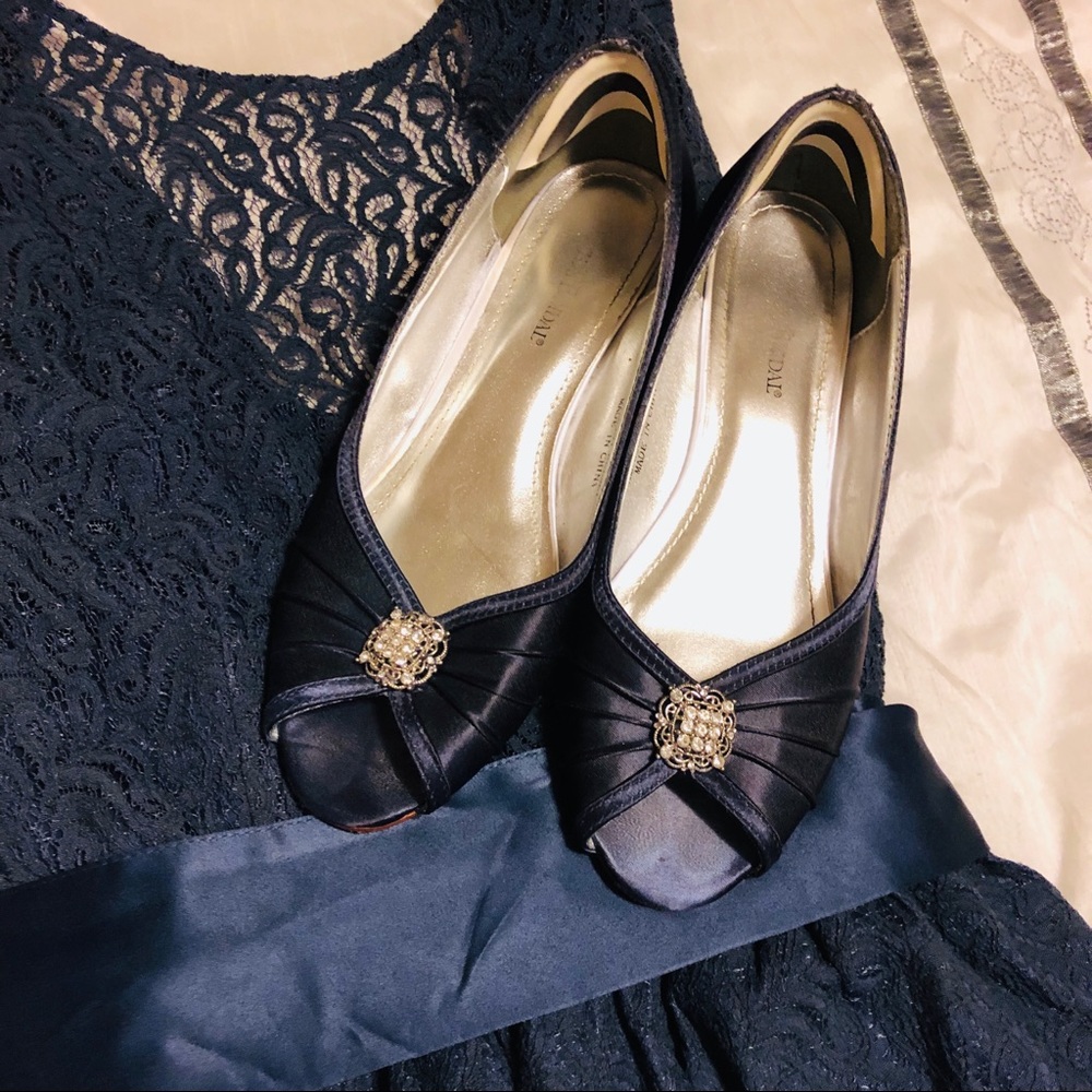 Davids Bridal Kelsey Shoe with rhinestone